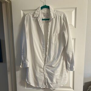 Frank & Eileen White Womens Mary Shirt dress